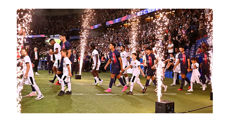 Entrée des joueurs de Ligue 1 diffusée en 4K avec un abonnement IPTV France